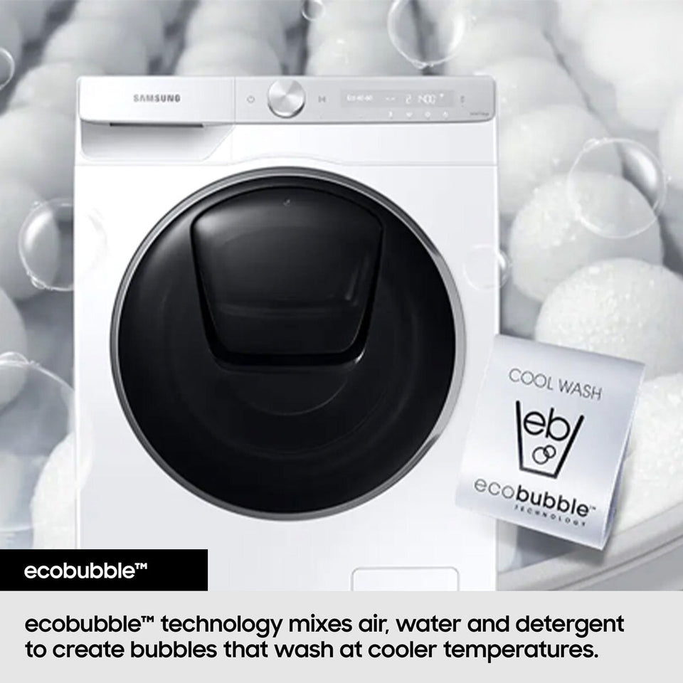Samsung Series 5 WD90DG5B15BEEU 9/6kg Washer Dryer, D Rated in White