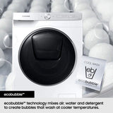Samsung Series 5 WD90DG5B15BEEU 9/6kg Washer Dryer, D Rated in White