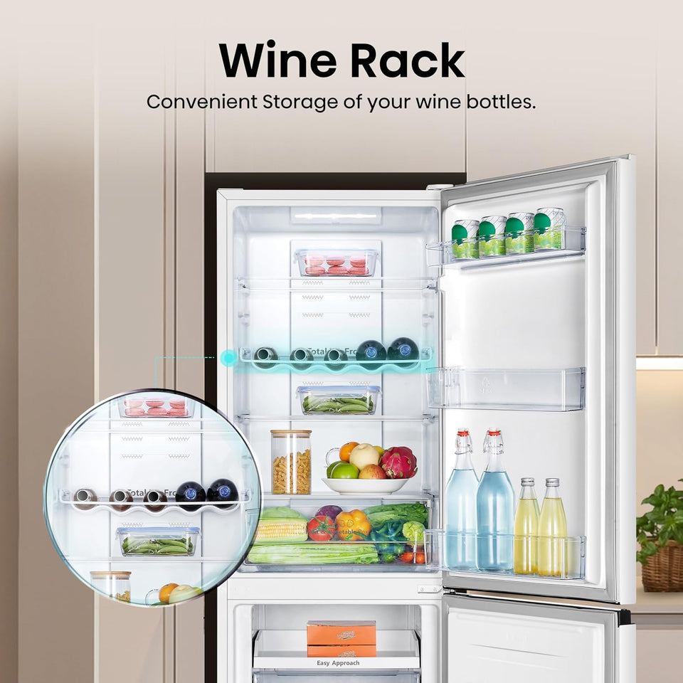 Freestanding Fridge Freezer 256L 50/50 Frost Free White