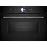 Bosch CMG7761B1B Series 8 Built-In Combi Microwave - Black