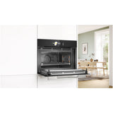 Bosch CMG778NB1 Series 8 45L Built-In Combi Microwave - Black