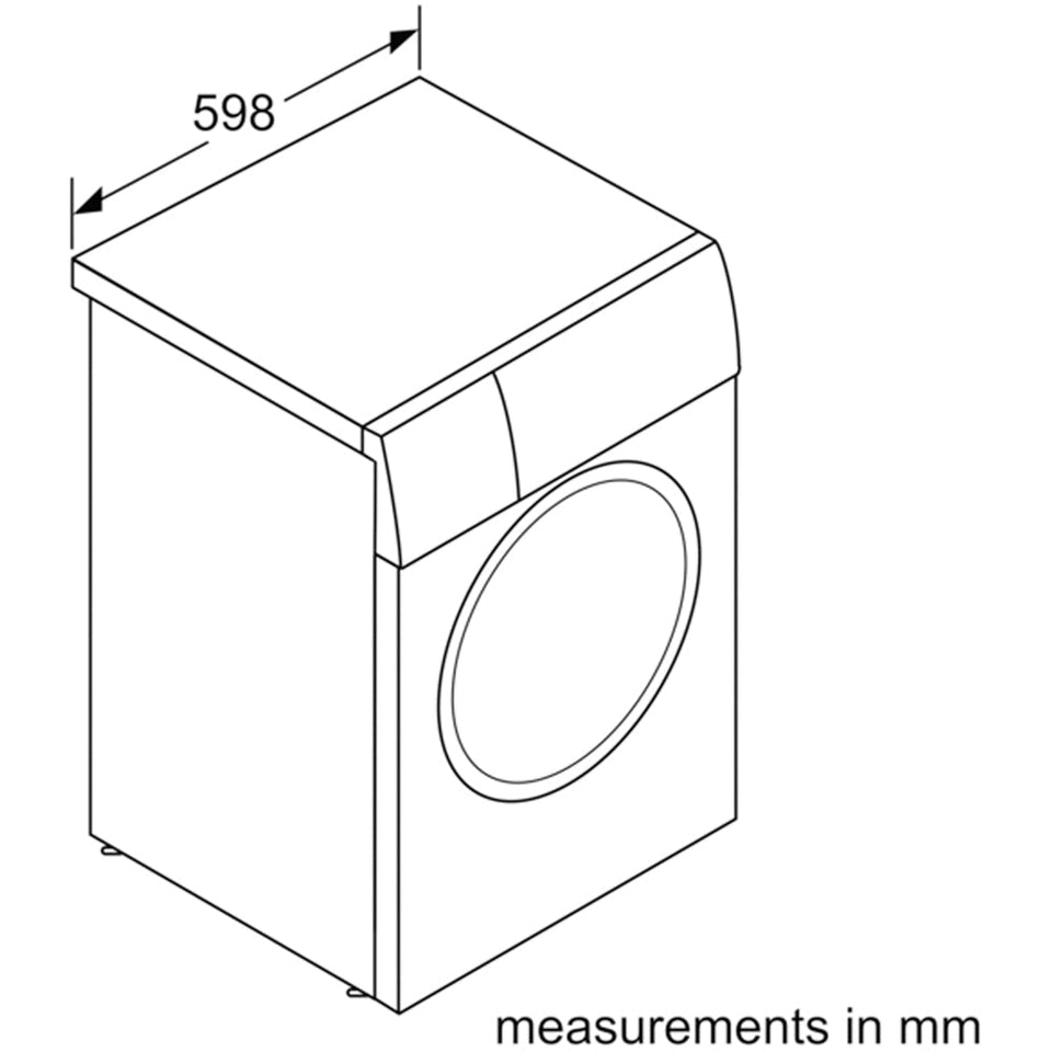 Bosch WGH254ARGB Series 6 10kg with 1400 Spin Washing Machine Graphite - A Rated