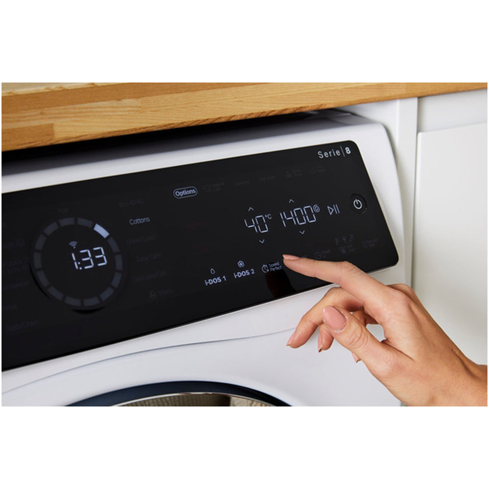 Bosch WNC25410GB Series 8 10.5+6kg Washer Dryer with 1400 Spin White - D Rated