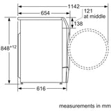 Bosch WNC254ARGB Series 8 10.5+6kg Washer Dryer with 1400 Spin Graphite - D Rated