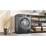 Bosch WQG245R1GB Series 6 9kg Heat Pump Tumble Dryer Graphite - A+++ Rated