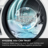 Haier HWD80BP14367TU 8+5kg 1400 Spin Freestanding Washer Dryer White - A Rated