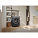 Haier X7 HW100-B14367GUUK 10kg 1400 Spin WiFi Connected Washing Machine Graphite - A Rated