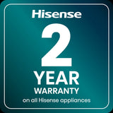 Hisense KitchenFit 5i Series WF5I9043BWFS 9kg 1400 Spin WiFi-enabled Freestanding Washing Machine White