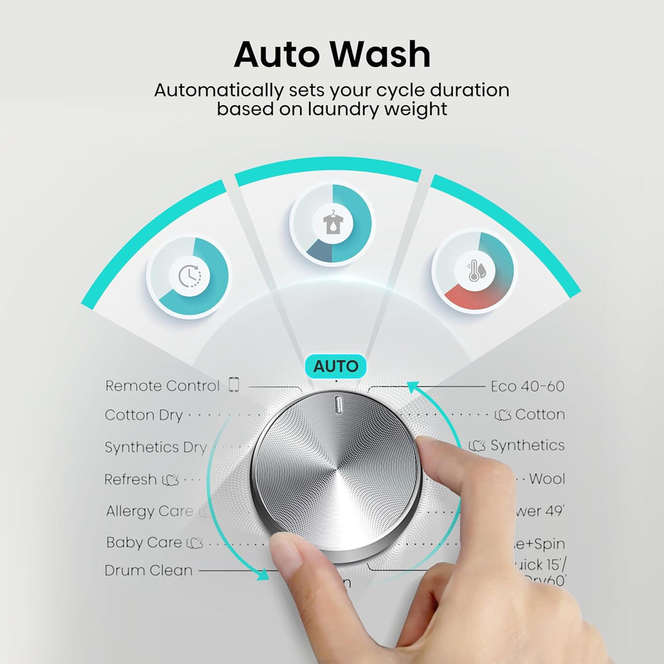 Hisense WD3S8043BW3 3S Series 8+5kg 1400 Spin WiFi-enabled Washer Dryer White