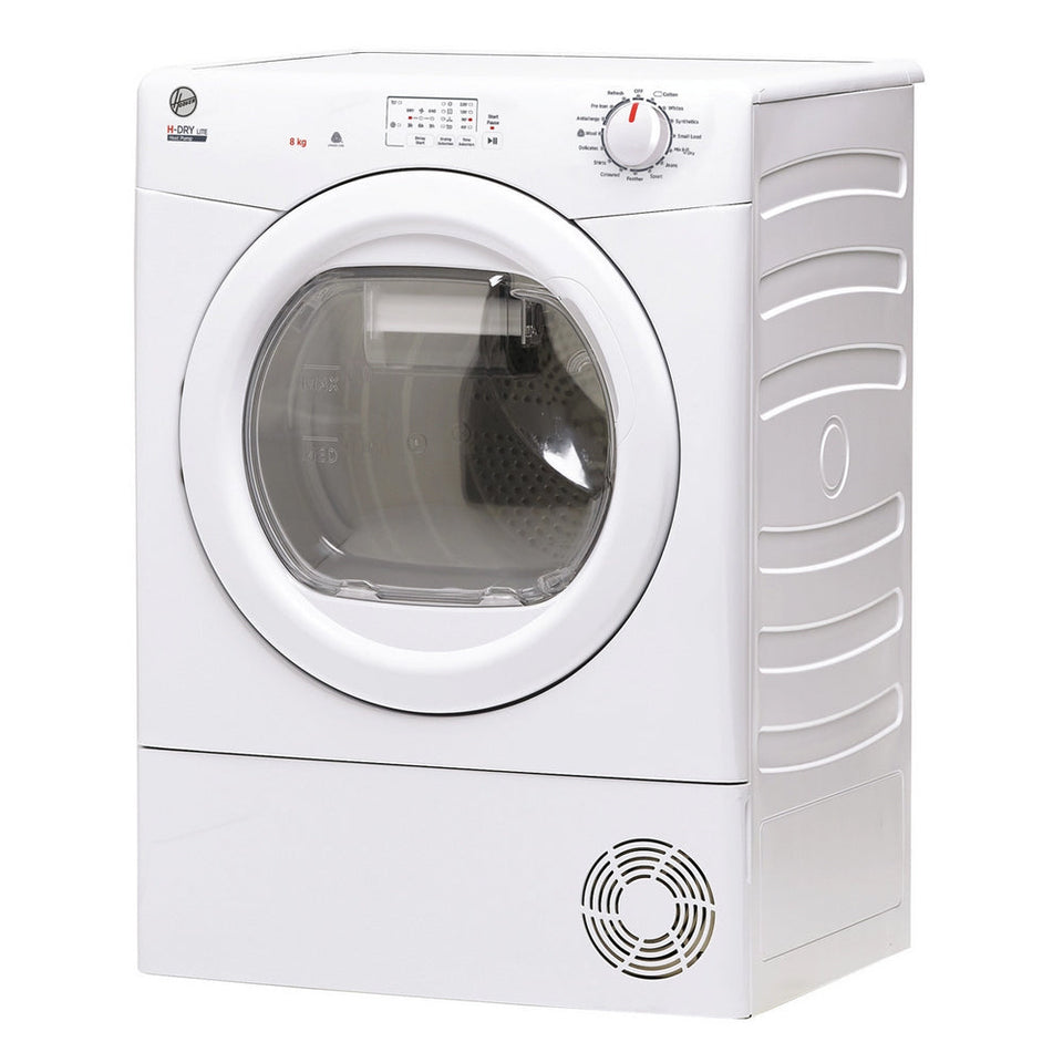 Hoover HLE H8A1LE-80 H-Dry 300 8kg Heat Pump Tumble Dryer White - A+ Rated