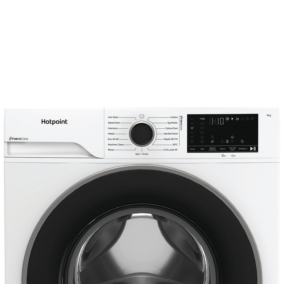 Hotpoint HBWH 93 CARE UK 9kg 1400 spin Freestanding Washing Machine White HBWH93CAREUK