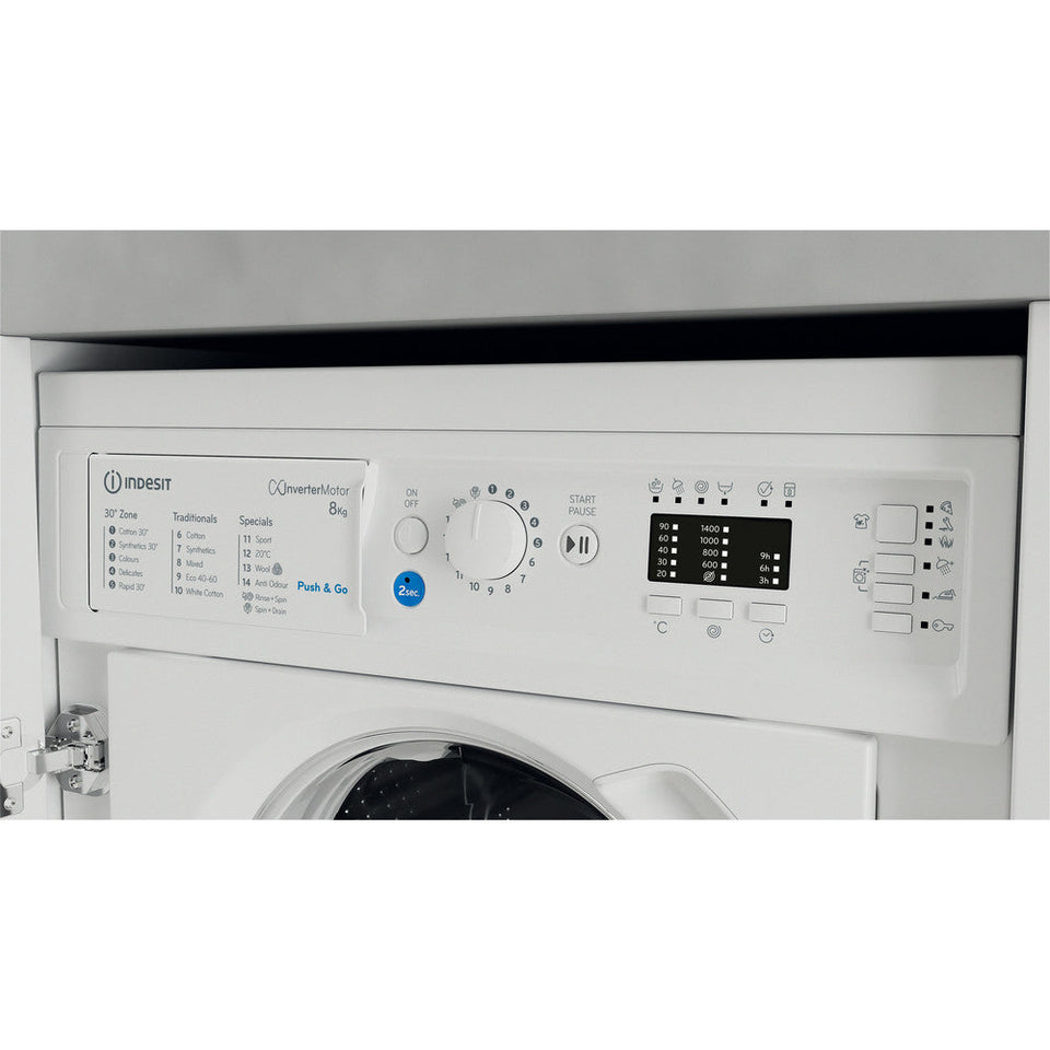 Indesit BIWMIL81485 8kg Built In Washing Machine