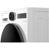 LG F4X7009TWB 9kg 1400 Spin AI Direct Drive Freestanding Washing Machine White