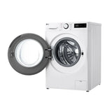 LG F4Y510WBLN1 Washing Machine Front Load 10 kg 1400 Spin White - Clearance