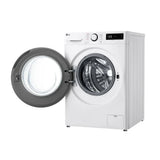 LG F4Y511WBLN1 11kg Steam 1400 Spin Freestanding Front Load Washing Machine White - A Rated