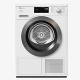 Miele TEC645WP EcoSpeed 8kg Freestanding Heat Pump Tumble Dryer Lotus White