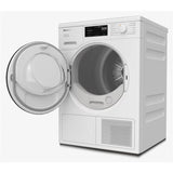 Miele TEC645WP EcoSpeed 8kg Freestanding Heat Pump Tumble Dryer Lotus White