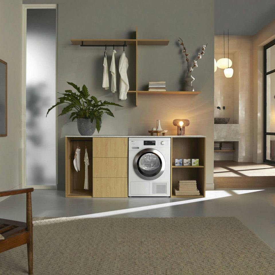 Miele TEH785 WP 9kg EcoSpeed Heat Pump Tumble Dryer White