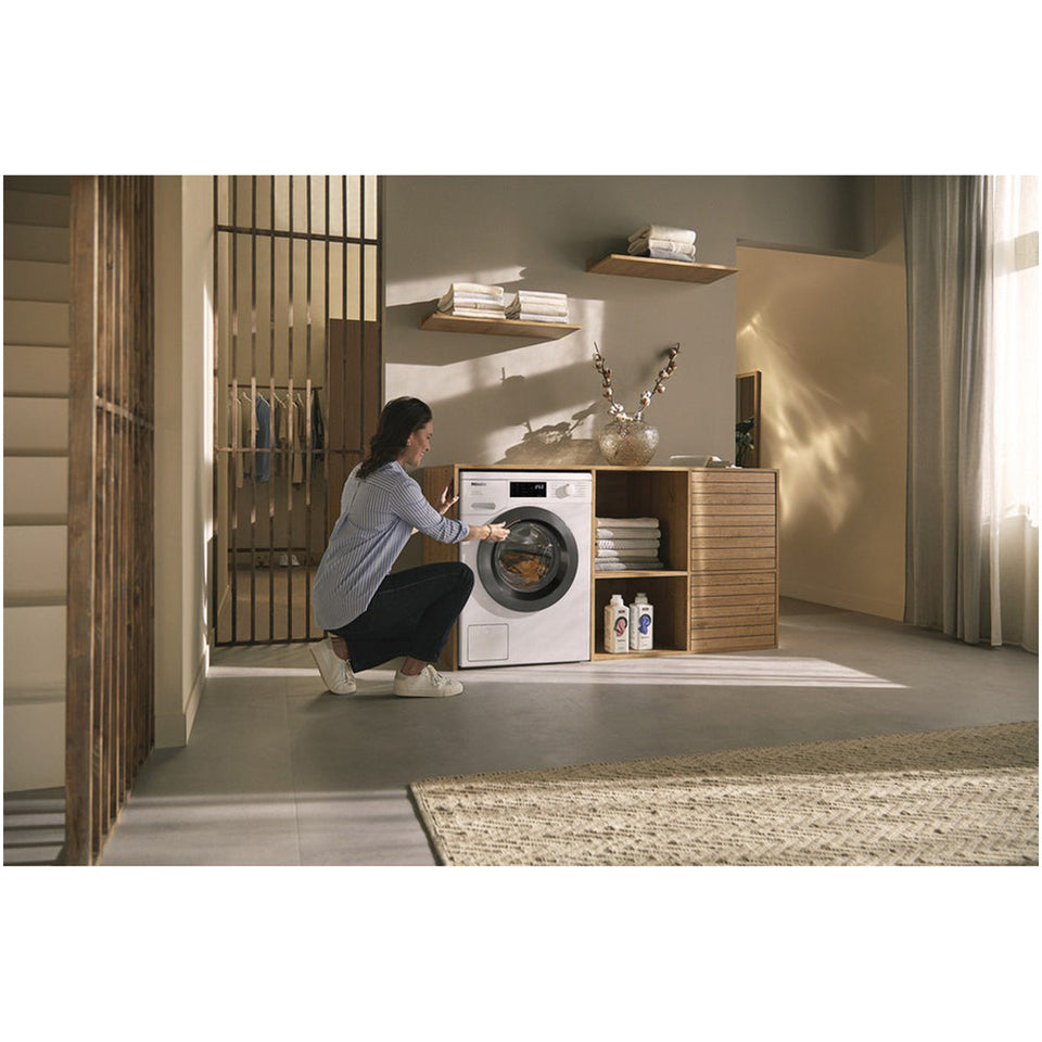 Miele WEB365 WCS PowerWash 8kg 1400 Spin Freestanding Washing Machine Lotus White
