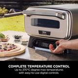 Ninja Artisan MO201UK Electric Outdoor Pizza Oven and Air Fryer - Grey
