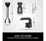 Ninja CI090UK Foodi 2-in-1 Hand Blender & Mixer Black