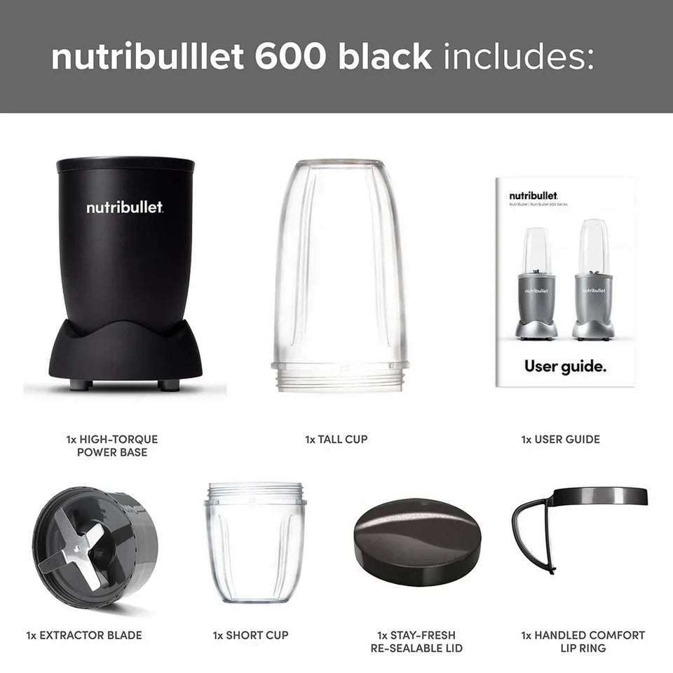 Nutribullet 600 Series Blender 02548 - Black