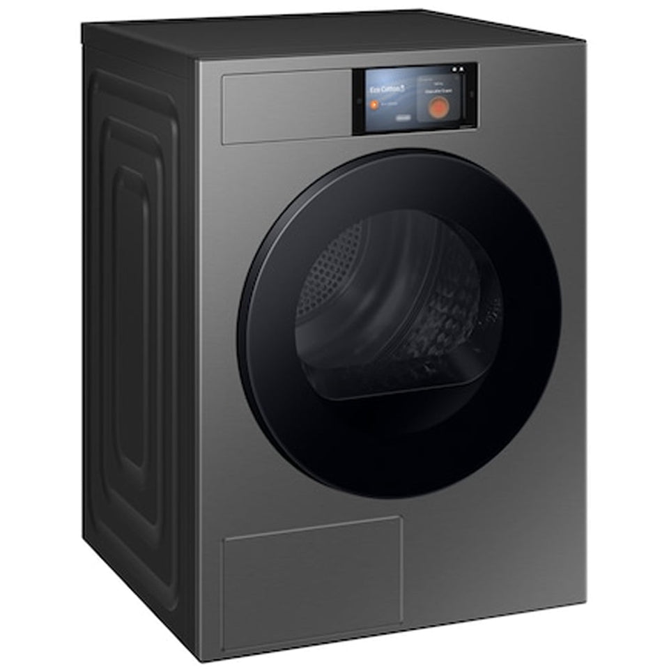 Samsung Series 9 DV90F09F4SU1 with AI Home 9kg Heat Pump Tumble Dryer Dark Steel