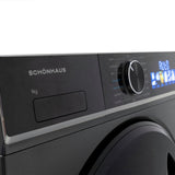 Schonhaus WMSF01914AG 9kg 1400 Spin Freestanding Washing Machine Graphite