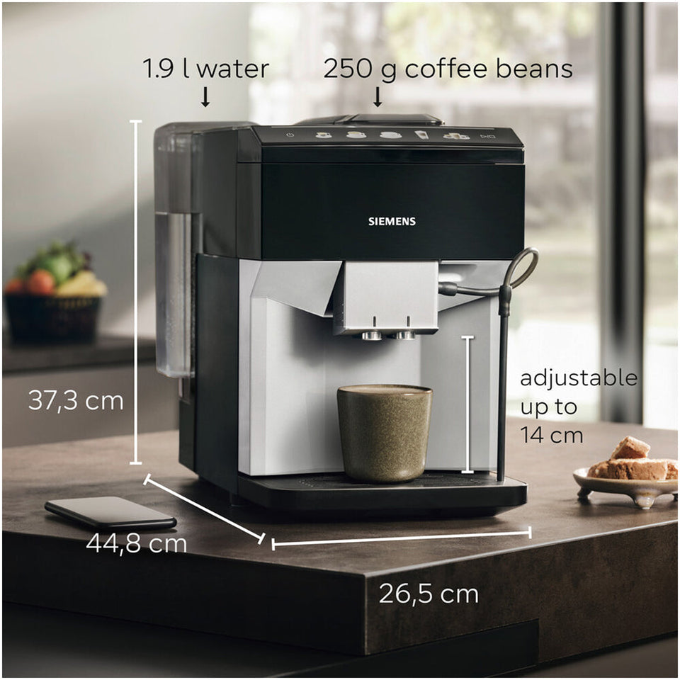 Siemens EQ500 TP515GB1 Bean to Cup Fully Automatic Coffee Machine with Milk Frother & Touch Display - Clearance
