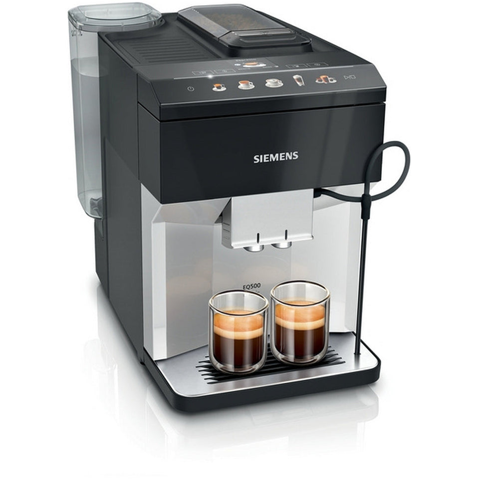 Siemens TP515GB1 EQ500 Bean to cup coffee machine Black Silver